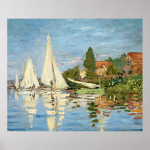 Poster Claude Monet Regattas à Argenteuil