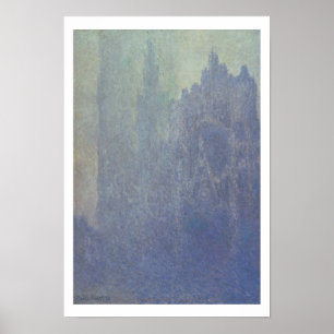 Poster Claude Monet   Rouen Cathedral, Foggy Weather