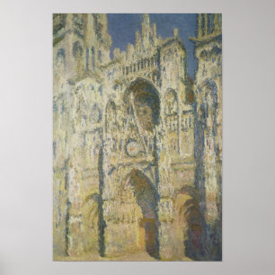 Poster Claude Monet   Rouen Cathedral in Full Sunlight