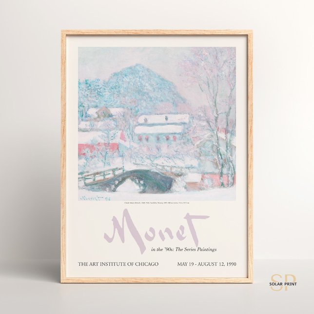Poster Claude Monet Sandvika Norvège Peinture Vintage Art (Créateur téléchargé)