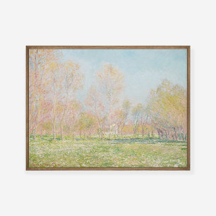 Poster Claude Monet Spring In Giverny Peinture Art Print