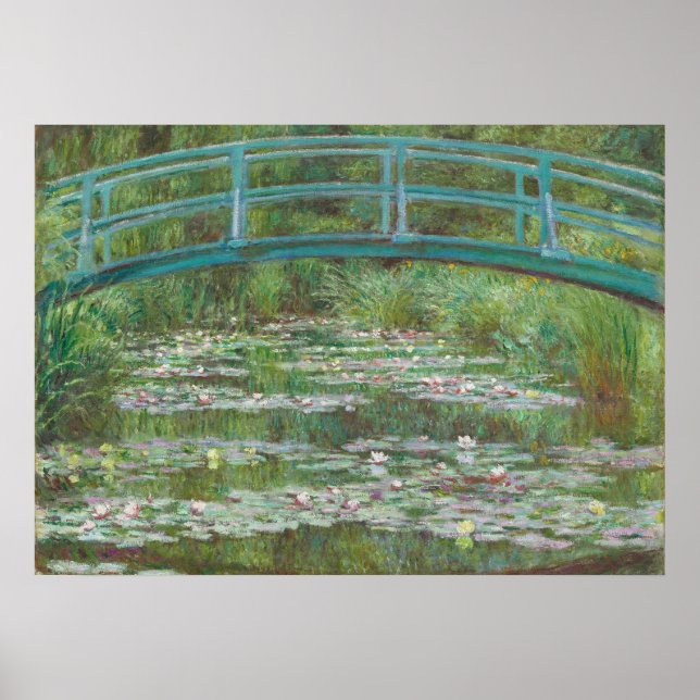 Poster Claude Monet | The Japanese Footbridge, 1899 (Devant)