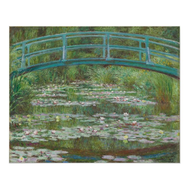 Poster Claude Monet | The Japanese Footbridge, 1899 (Devant)