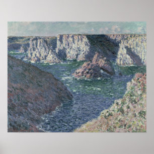 Poster Claude Monet   The Rocks at Belle-Ile, 1886