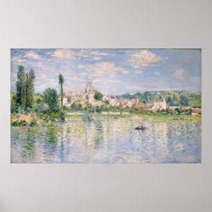Poster Claude Monet   V�theuil in Summer