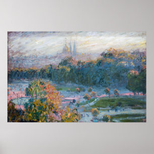 Poster Claude Monet - Vue des Tuileries, étude