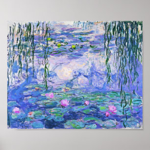 Poster Claude Monet Water Lilie L'Art Impressionniste Fra