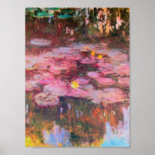 Poster Claude Monet - Water Lilies 1917