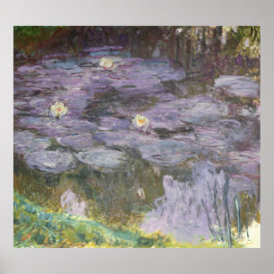 Poster Claude Monet Waterlilies