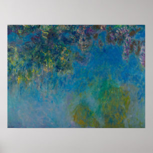 Poster Claude Monet Wisteria Art Floral GalleryHD
