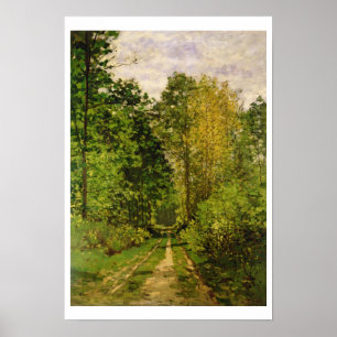 Poster Claude Monet   Wooded Path