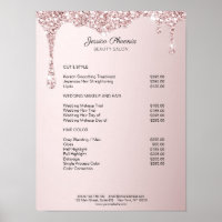 Clavier Moderner Glamor Rosa Glitzer