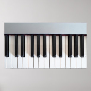 Poster Clavier numérique pour piano