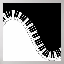 Poster Clavier pour piano