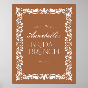 Poster Clay Talavera Tile Fiesta Brunch de mariage de bie