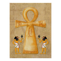 Clé Ankh de la vie sur hiéroglyphe
