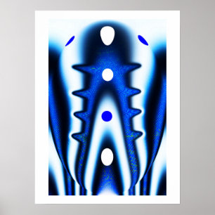 Poster Clé d'illustration d'alien