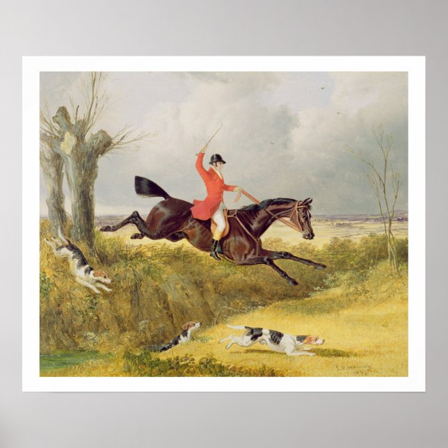 Poster Clearing a Ditch, 1839 (huile sur panneau) (Devant)