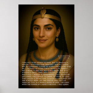 Poster CLEOPATRA PHILATOR - Reine d'Égypte