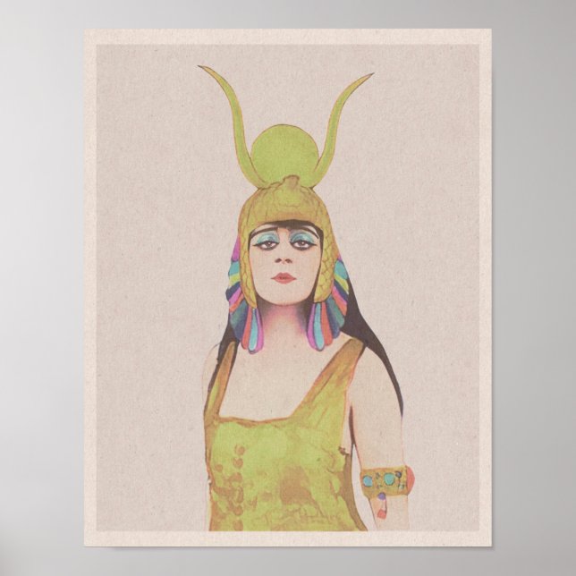 Poster Cléopâtre (1917) - La sirène énigmatique (Devant)