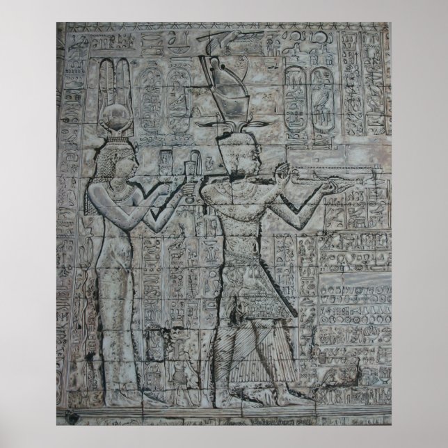 Poster Cléopâtre et Césarion (Devant)