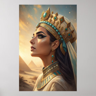 Poster Cléopâtre La Reine de Beauté Intemporelle Égyptien