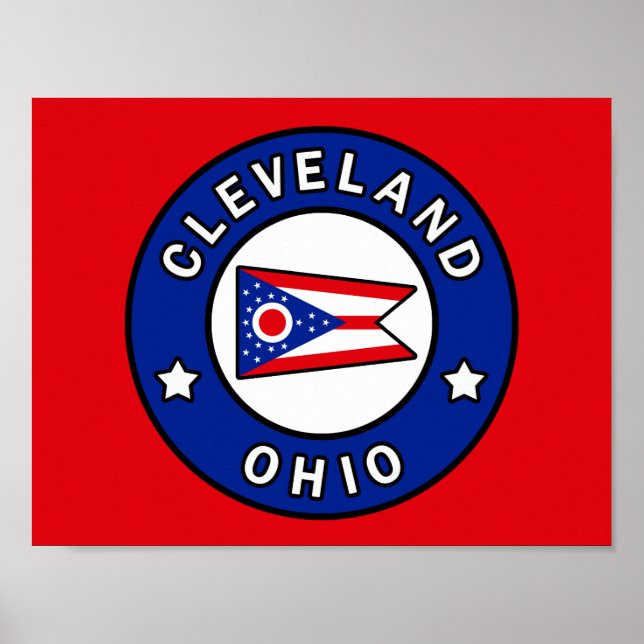 Poster Cleveland Ohio (Devant)