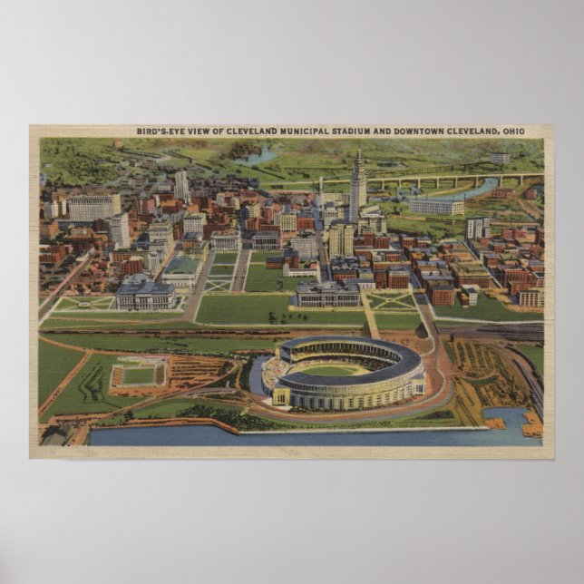 Poster Cleveland, Ohio - Municipal (Devant)