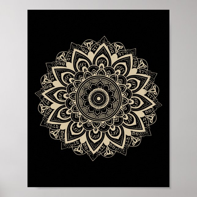 Poster Clic Mandala Style 86 47 Subtle Anti Trump Resist (Devant)