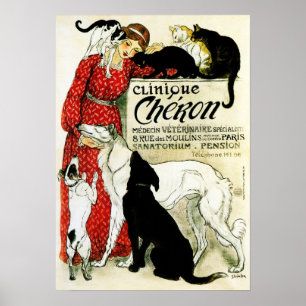 Poster CLINIQUE CHERON Clinique pour animaux de compagnie