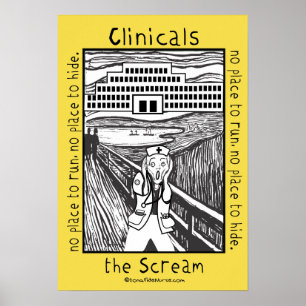 Poster Cliniques de soins infirmiers - l'affiche criante