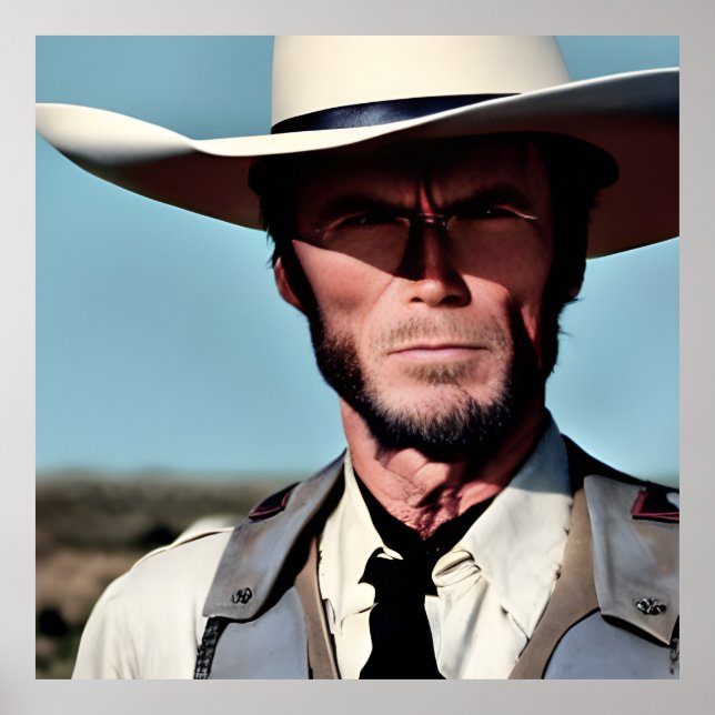 Poster Clint Eastwood (Devant)