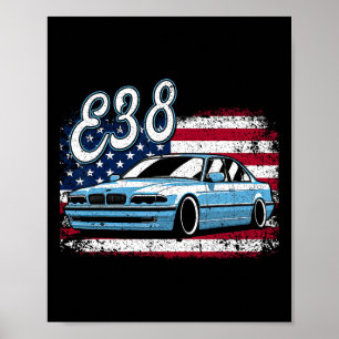 Poster Cliquez Pour Plus E38 4 juillet American Retro