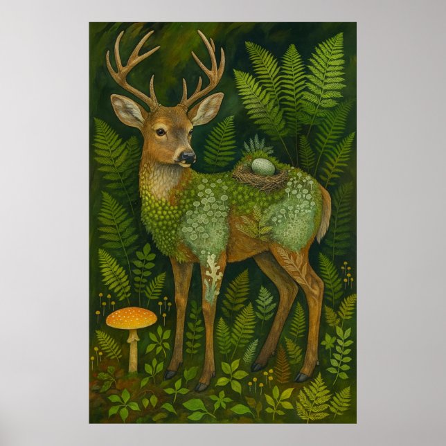 Poster Cloaked in Lichen (Devant)