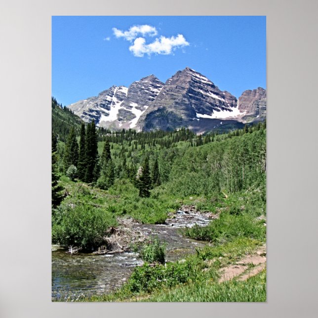 Poster Cloches nuageuses (Devant)