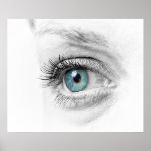 Poster Closeuse oculaire humain