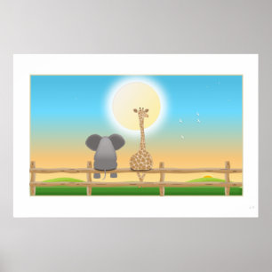 Poster clôture avec vue