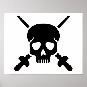 Poster Clôture du crâne