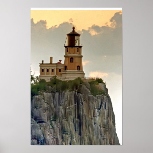 Poster Clôture du phare de Split Rock (Devant)