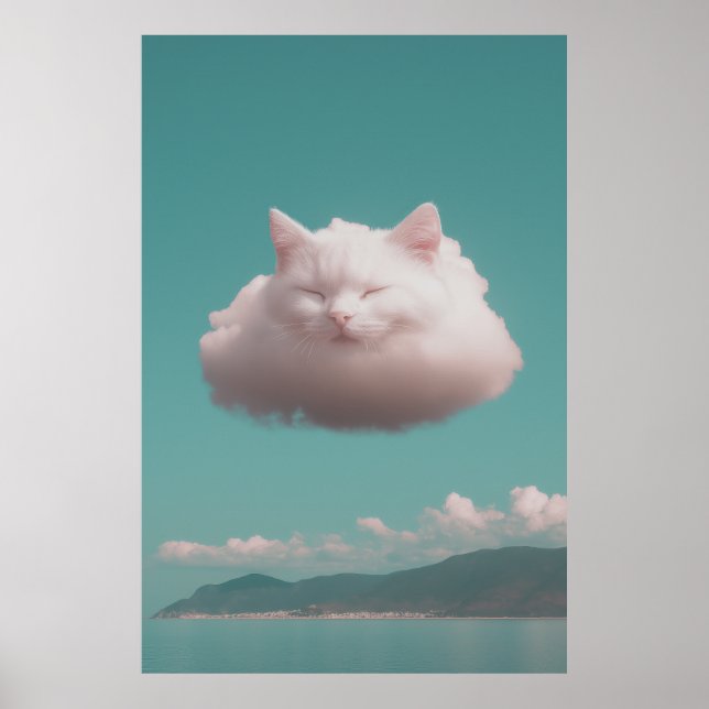Poster Cloud de chat (Devant)
