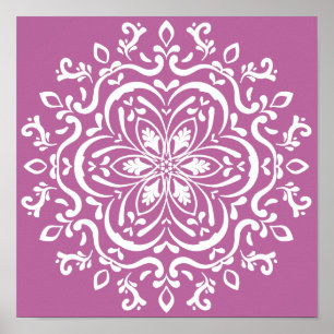 Poster Clover Mandala