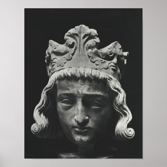 Poster Clovis II, Franc mérovingien (Devant)