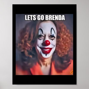 Poster Clown Allons-y Brenda
