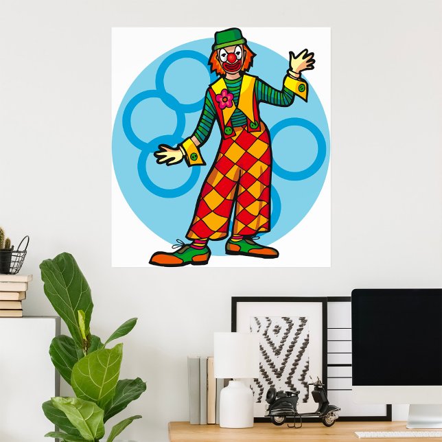 Poster Clown de Carnaval Classique (Créateur téléchargé)