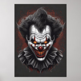 Poster Clown effrayant