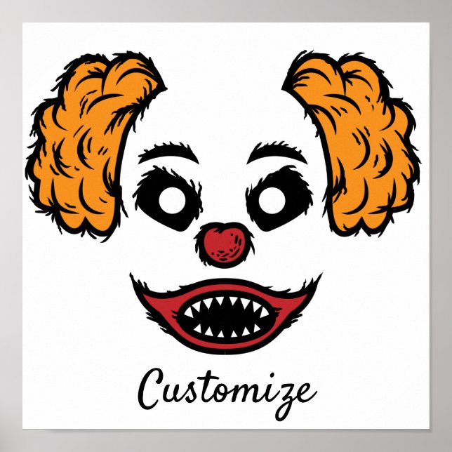 Poster Clown effrayant Thunder_Cove (Devant)