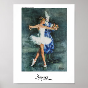 Poster Clown et Danseur, by Ruiperez