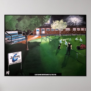 Poster Club Canino Boomerang Peinture d'Alfred Fox