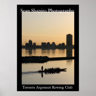 Poster Club d'aviron Argonaut de Toronto