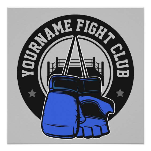 Poster Club de combat mixte d'arts martiaux MIXED MARTIAL (Devant)